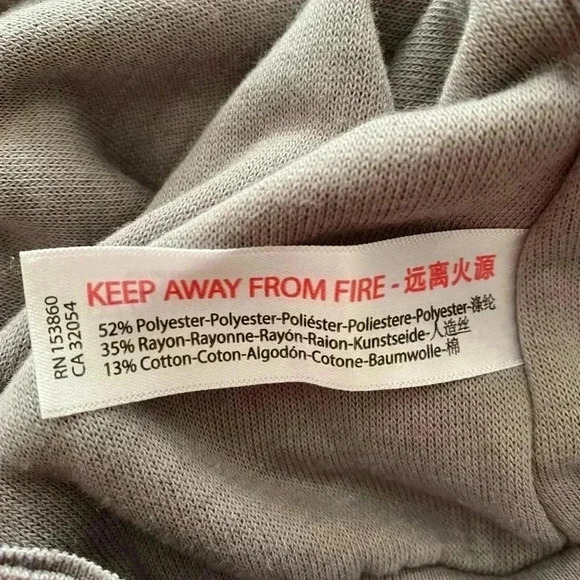 🆕 Free People Movement Storm Grey Kelly Oversize Sweater Top S🆕 - Picture 13 of 16